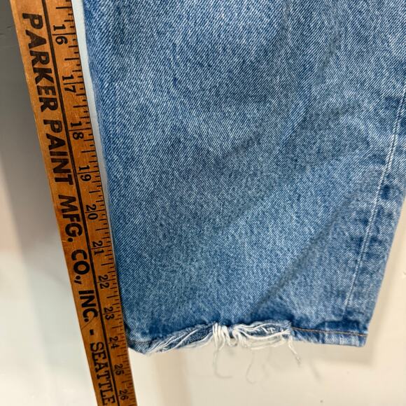 Agolde Light Blue Straight Leg Jeans - Picture 8 of 10